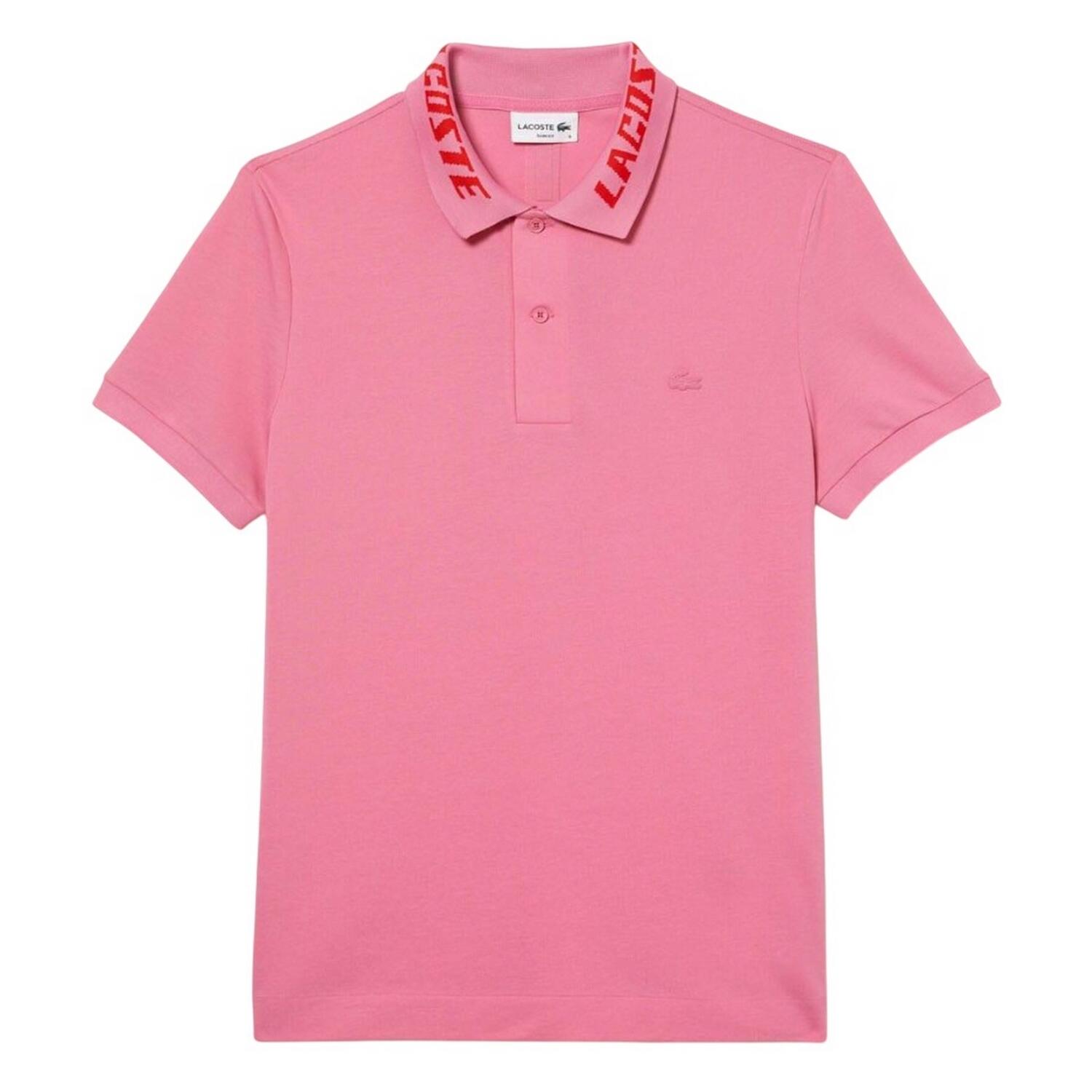 LACOSTE Mens Movement Slim Polo Shirt (Pink)