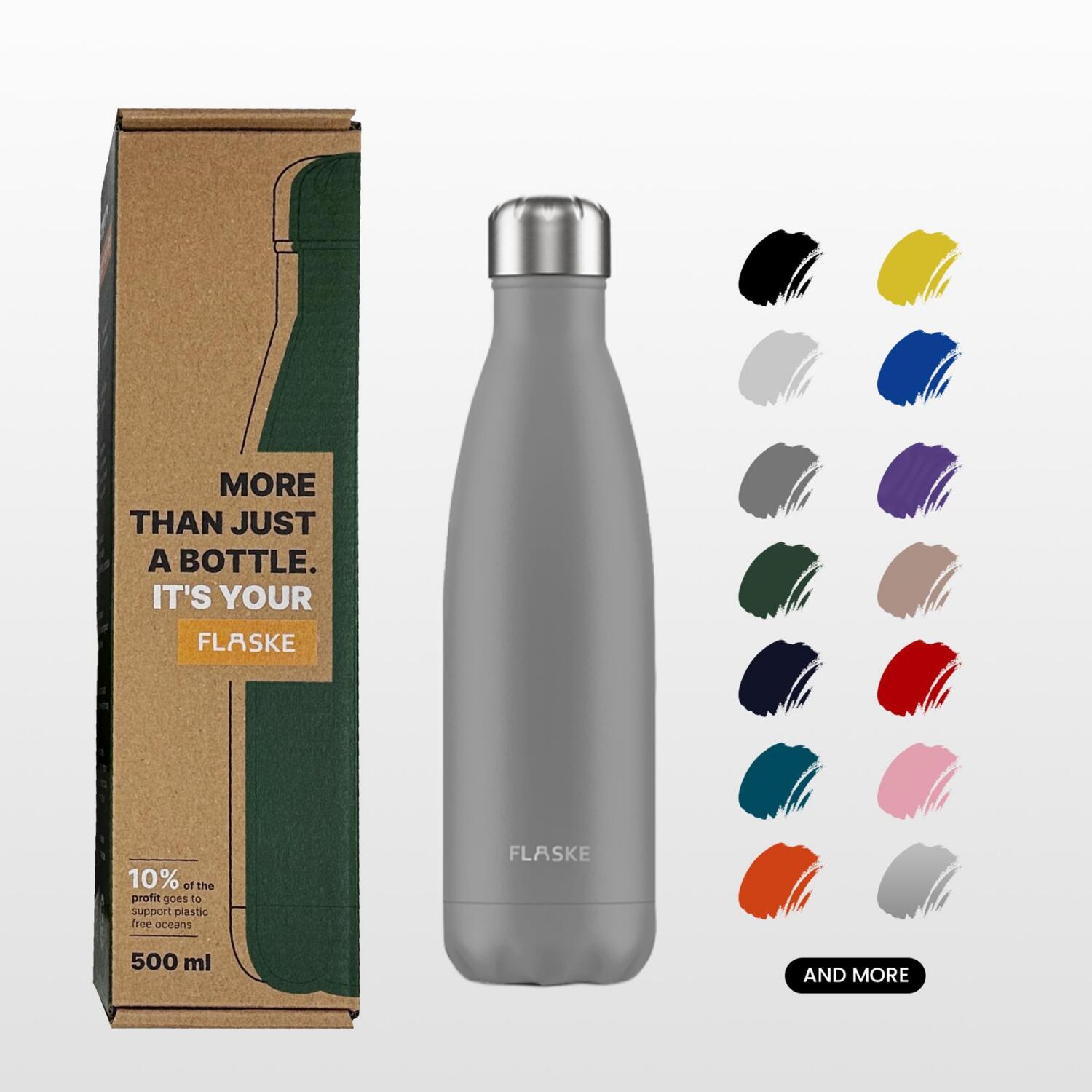 FLASKE Original 500ML / Stone 2/2