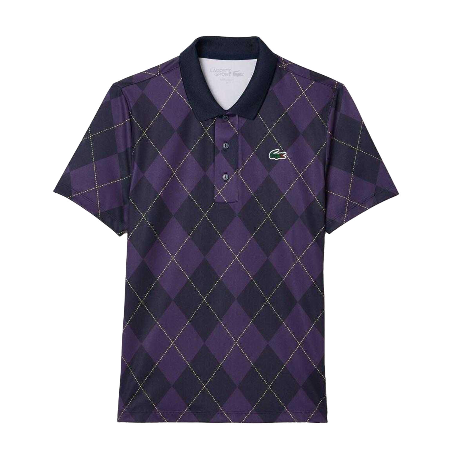 LACOSTE Womens/Ladies UV Protection Regular Golf Polo Shirt (Purple)