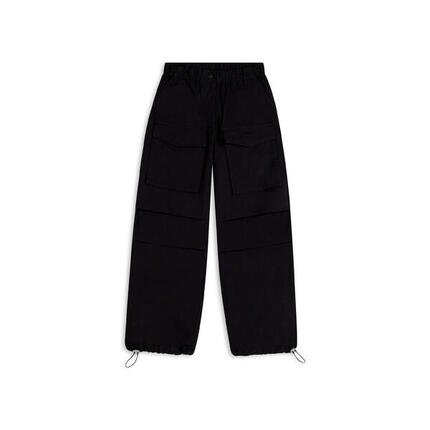 Pantalon cargo en popeline avec poches sur le devant