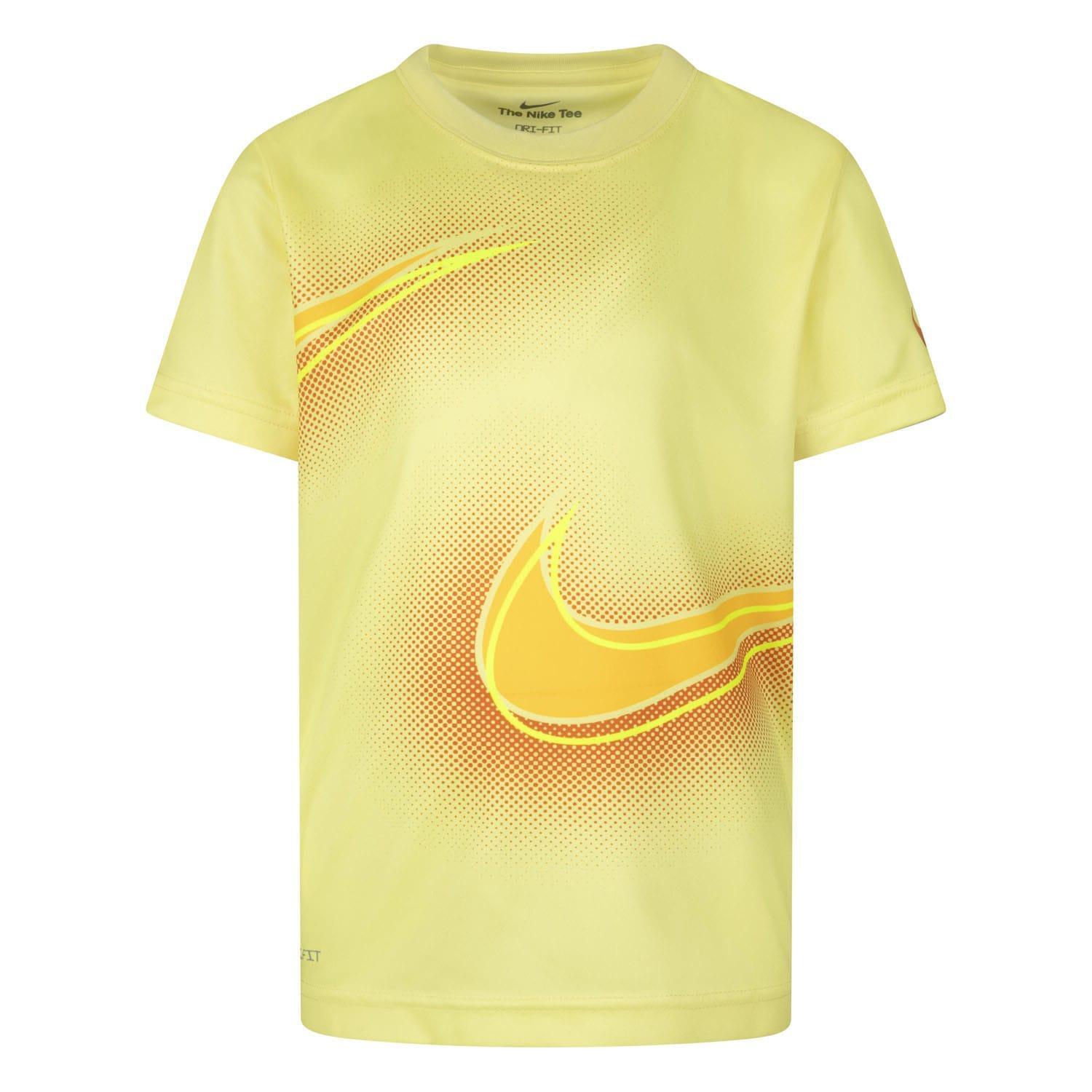 NIKE Maglietta Logo Impilato Bambini Nike Giallo