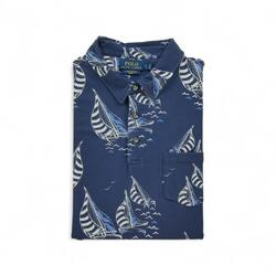 Reconditionné - Polo manches courtes Homme Marine - homme - Excellent