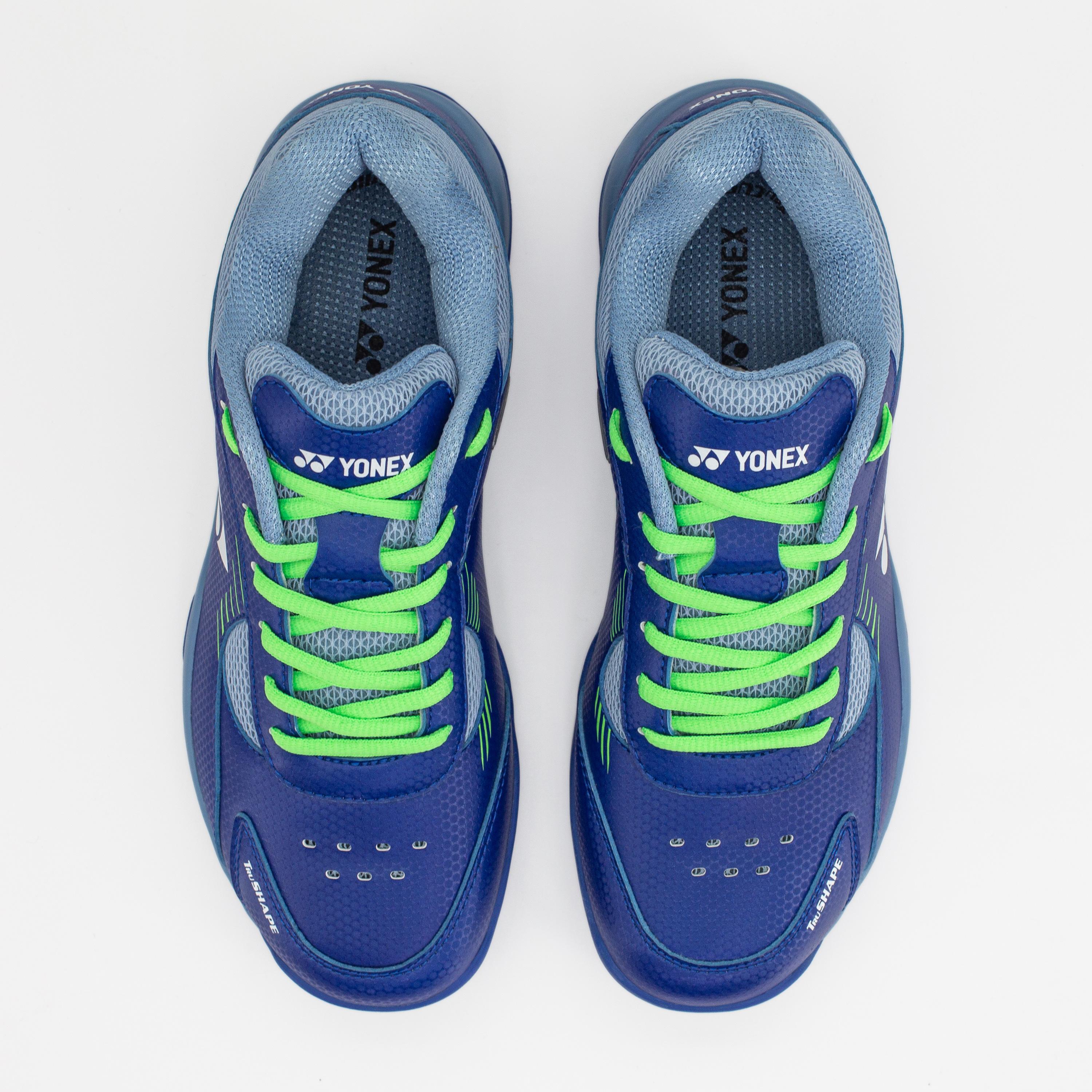 MEN BADMINTON SHOES HEXIS SODALITE BLUE/GREEN FLASH