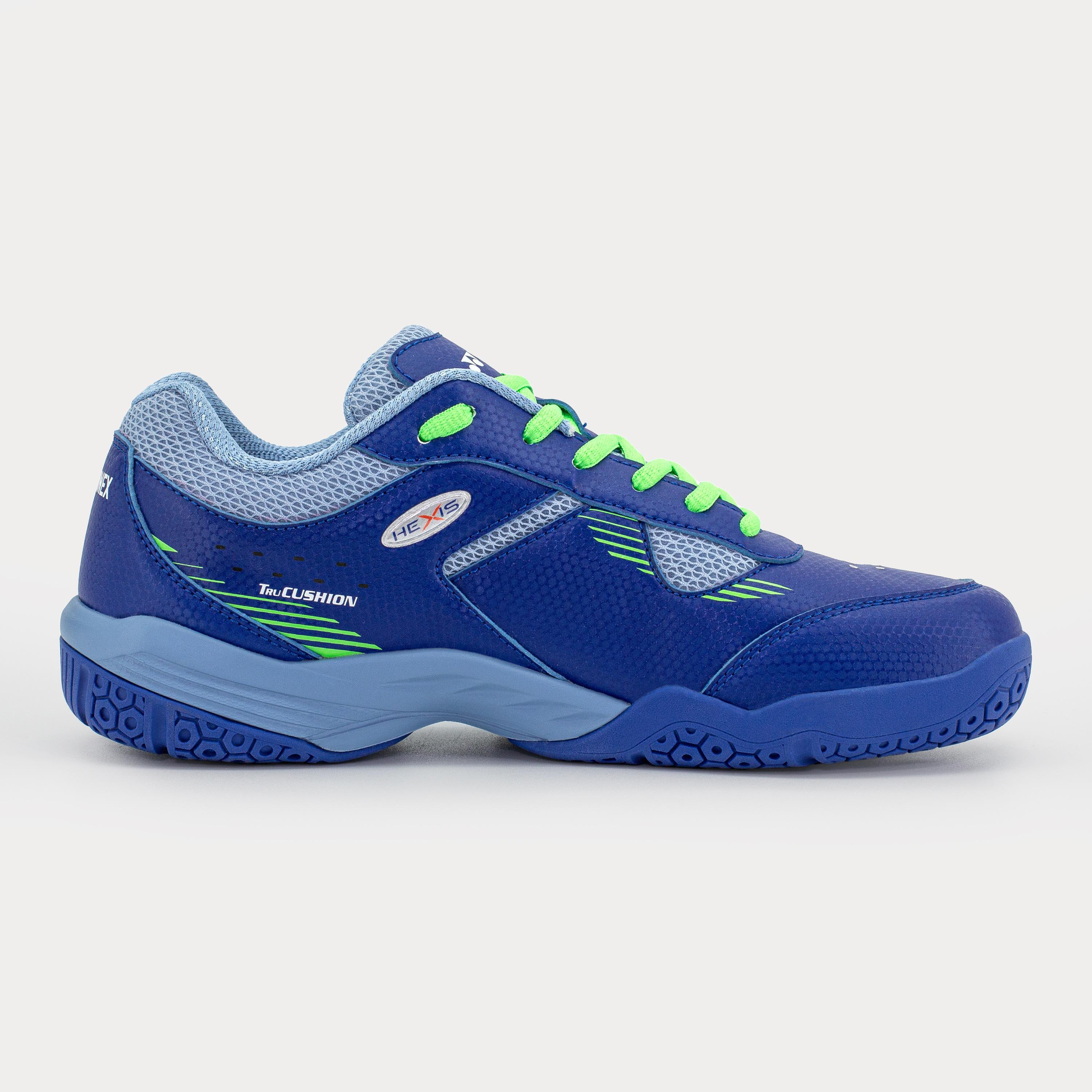 【OUTLET】SOLID MINIFAT 5.2 BlueかPurple MEN BADMINTON SHOES HEXIS SODALITE BLUE/GREEN FLASH