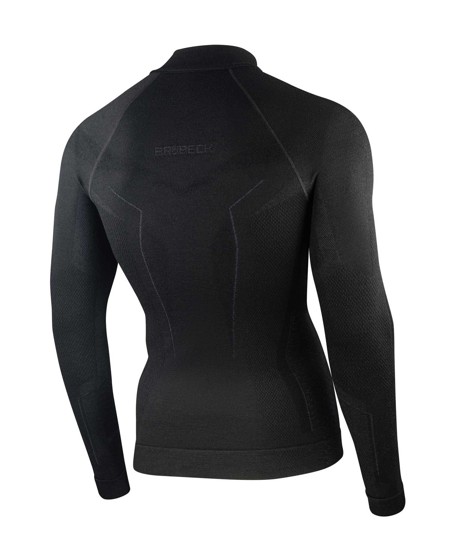 Bluza męska z krótkim ekspresem wełniana Brubeck EXTREME MERINO 4/6