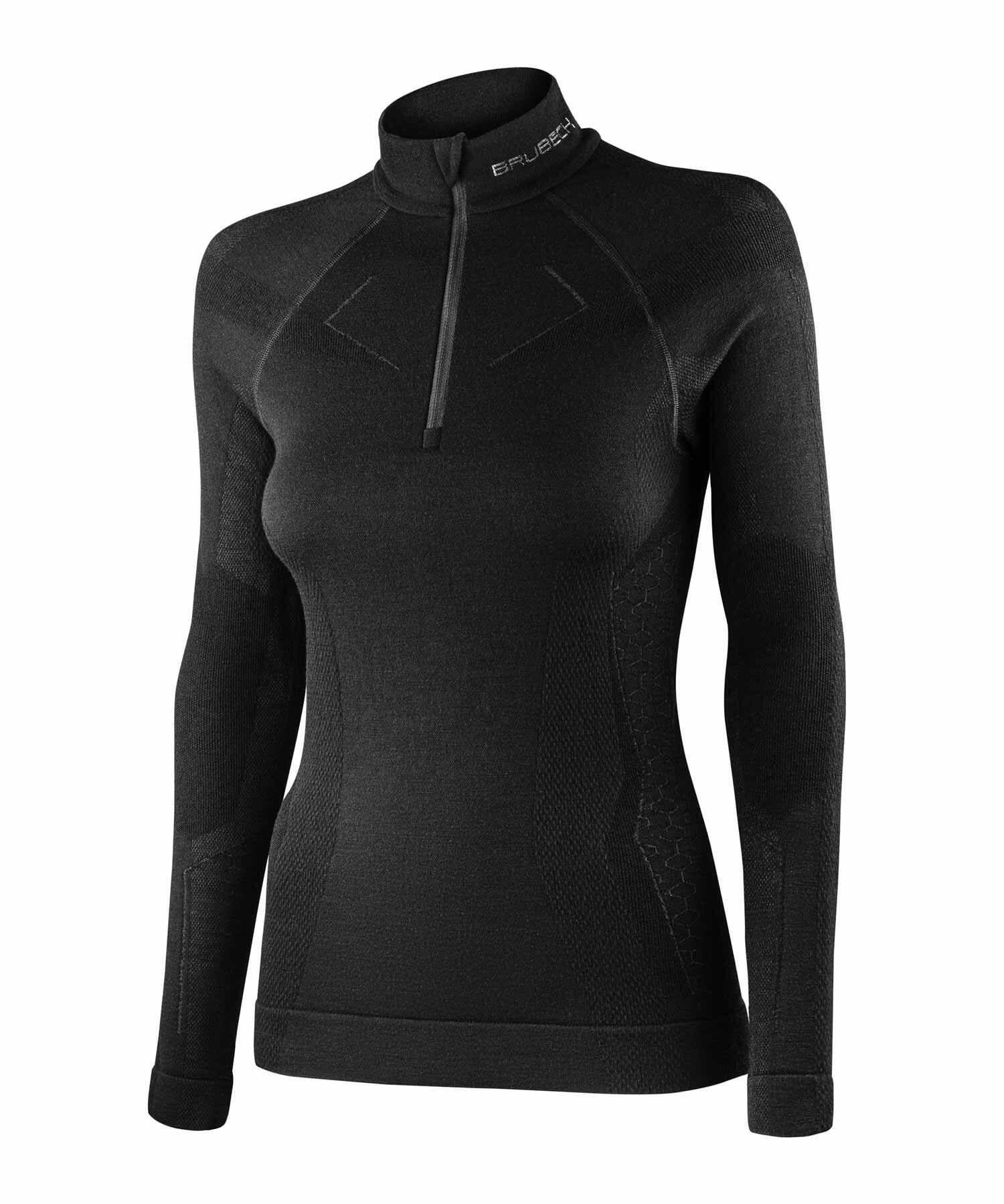 Bluza damska z krótkim ekspresem wełniana Brubeck EXTREME MERINO 3/6