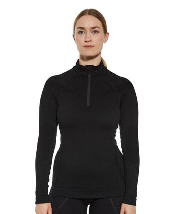 Bluza damska z krótkim ekspresem wełniana Brubeck EXTREME MERINO