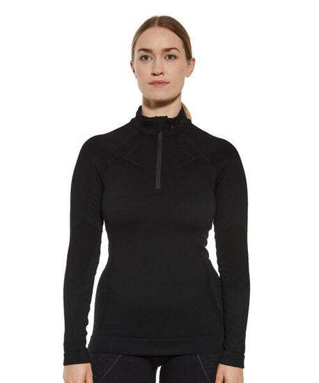 Bluza damska z krótkim ekspresem wełniana Brubeck EXTREME MERINO