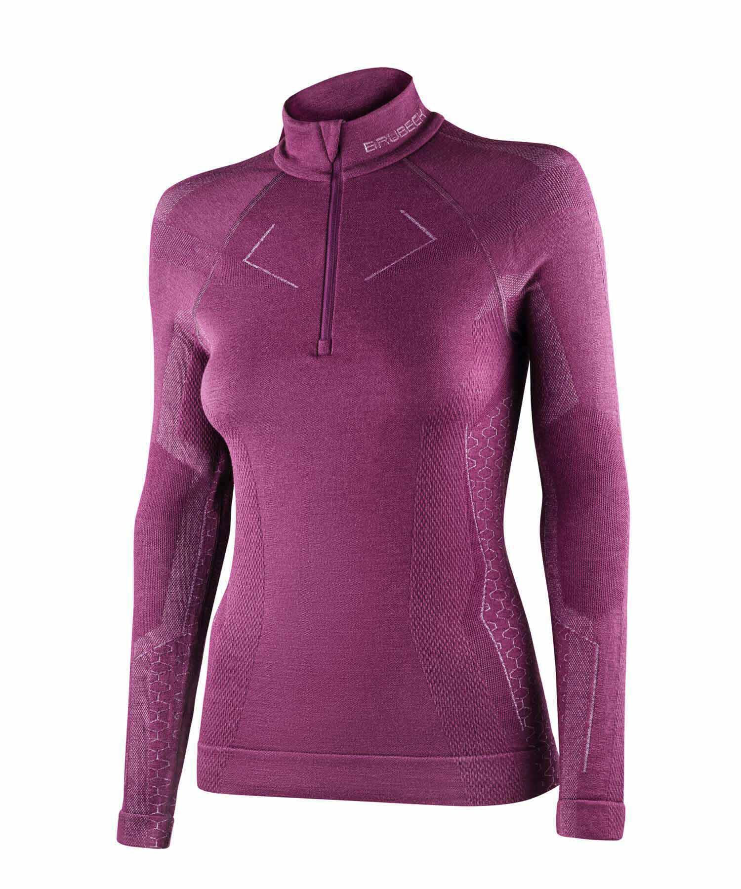 Bluza damska z krótkim ekspresem wełniana Brubeck EXTREME MERINO 3/7