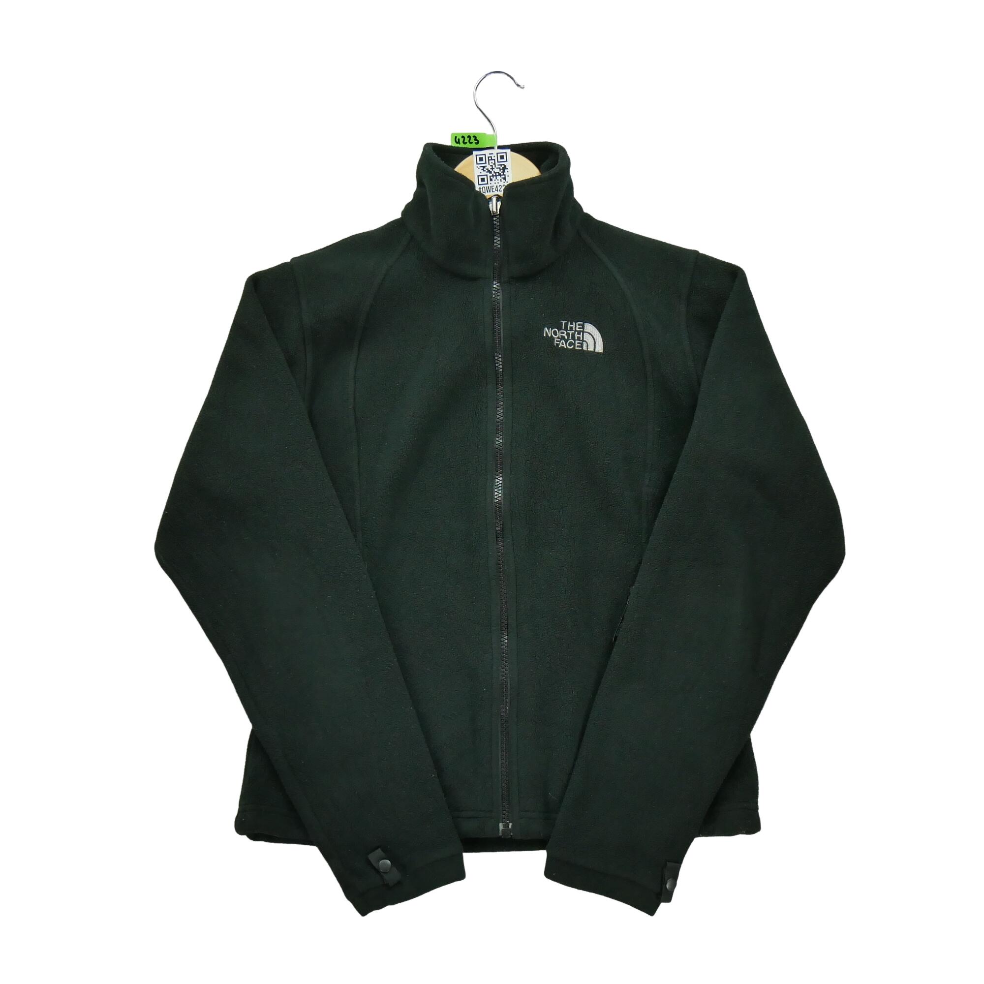 THE NORTH FACE Segunda Vida - Casaco de lã TNF preta para mulheres - Em muito bom estado