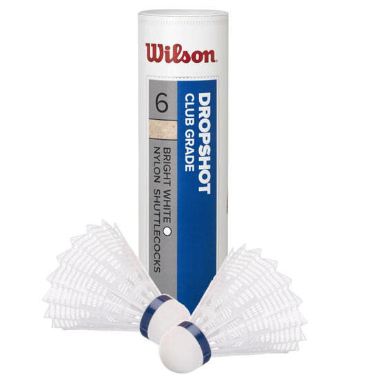 Lotki do badmintona nylonowe Wilson Dropshot 6 szt