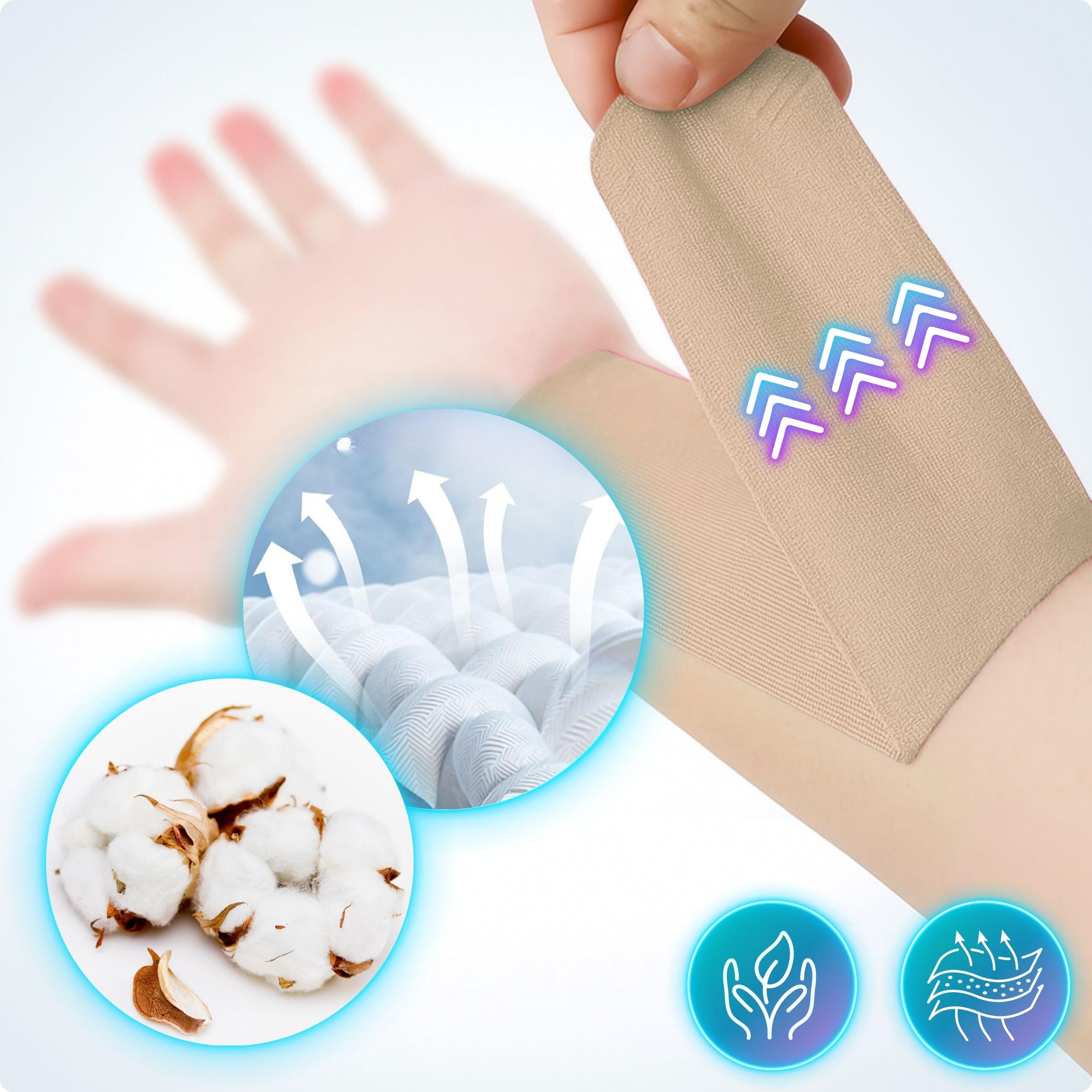 Cinta kinesiológica Kinesiotape 5 m × 5 cm, para lifting facial y busto, médico 6/7