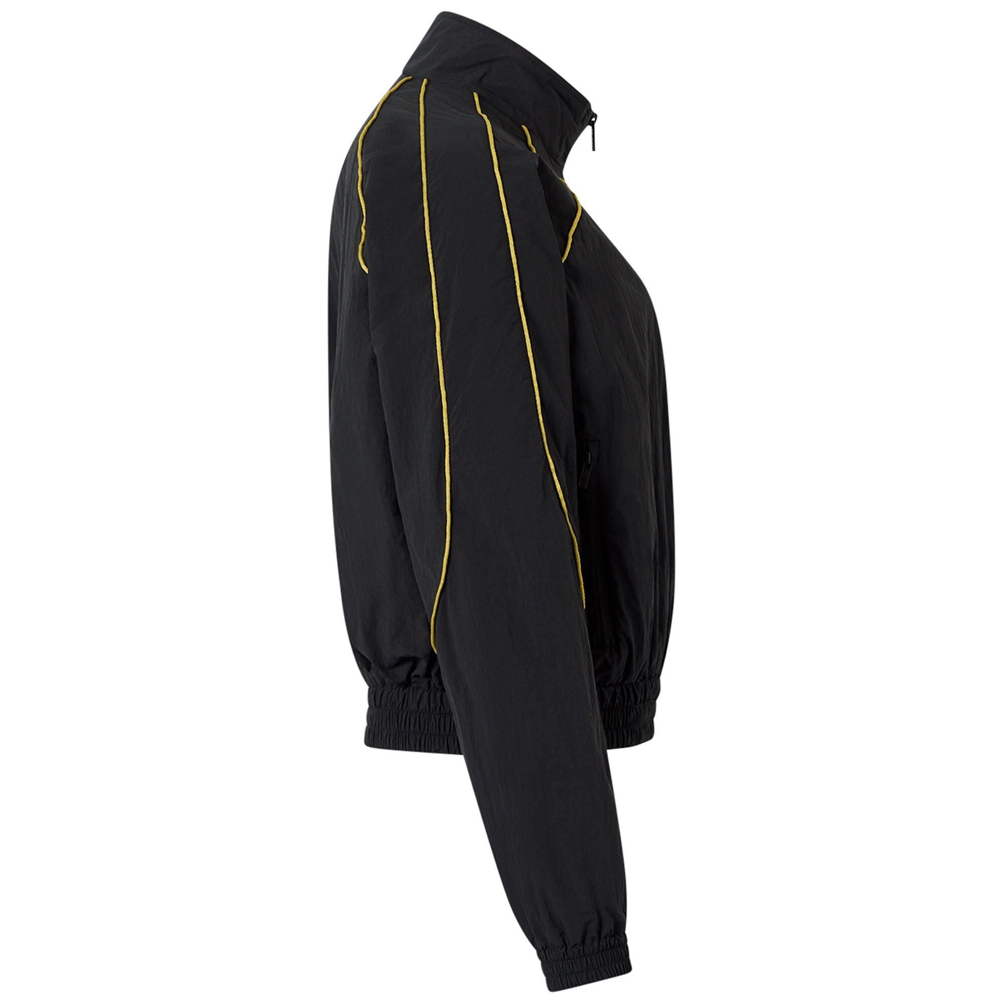 Felpa da donna in poliammide nero da streetwear sportivo 3/7