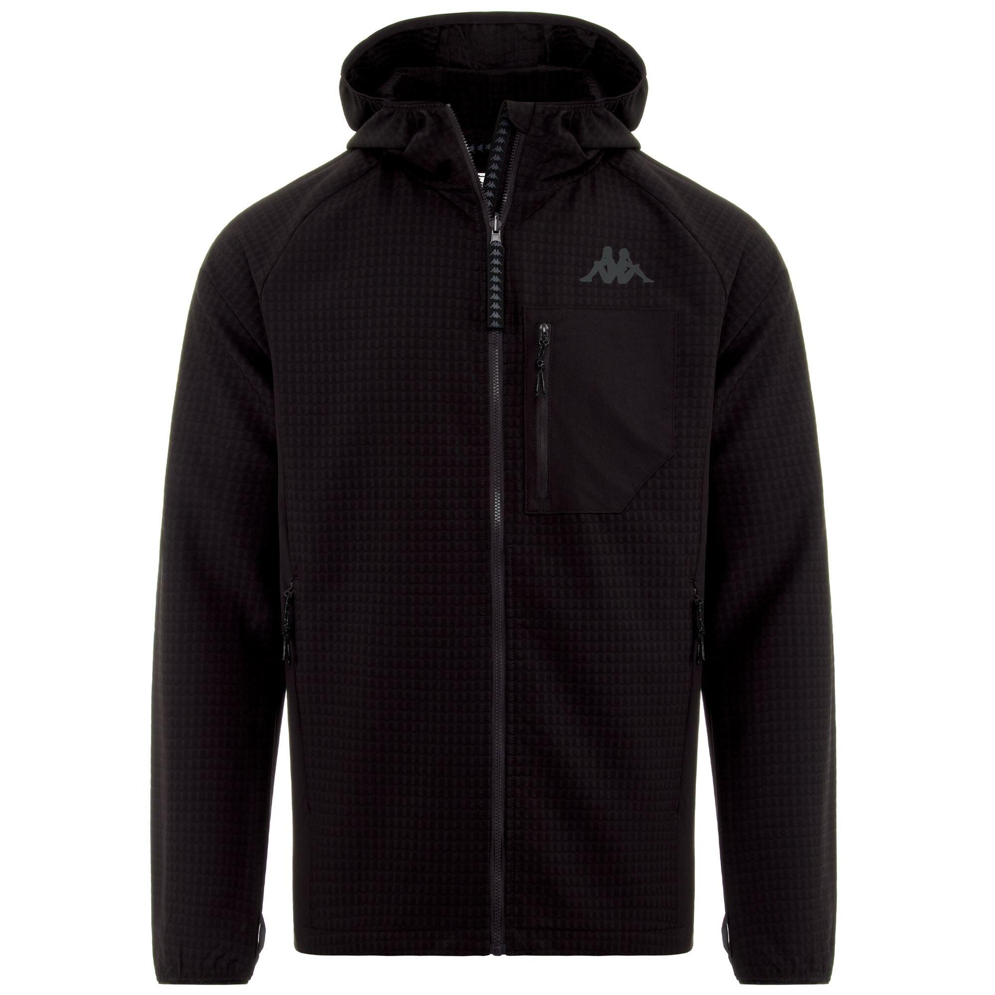 Felpa con zip da uomo in poliestere marrone da outdoor 2/7