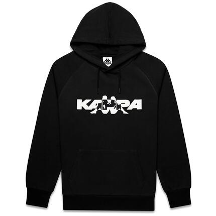 Sweat-shirt pour homme noir pour streetwear sportif