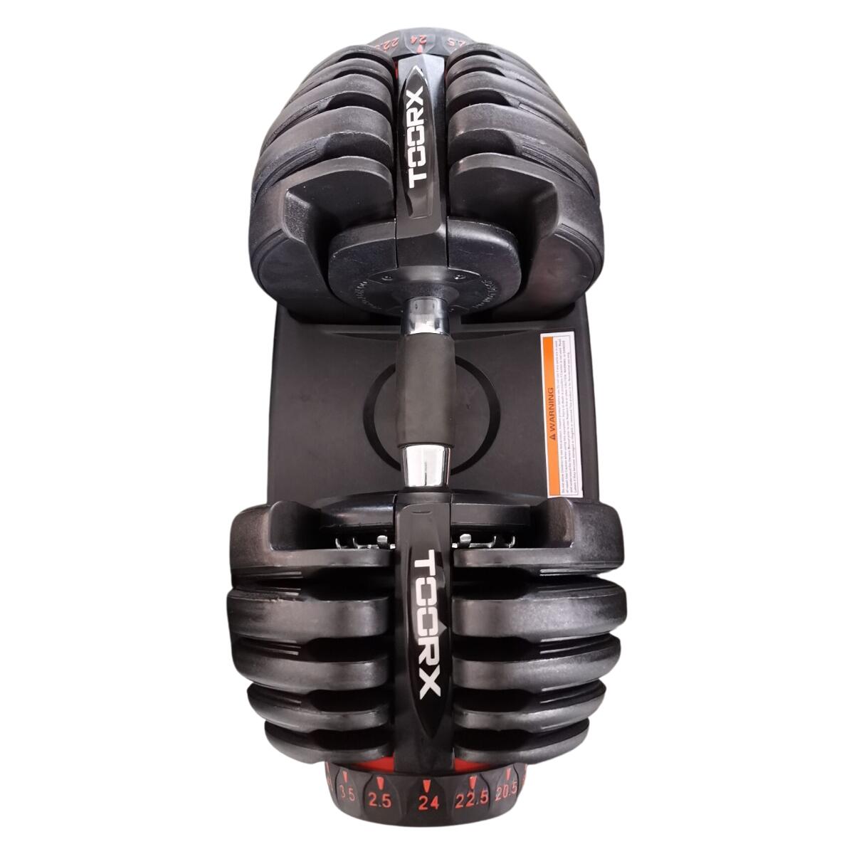 TOORX MCR-24 Verstelbare Dumbbell 2,5 tot 24 kg