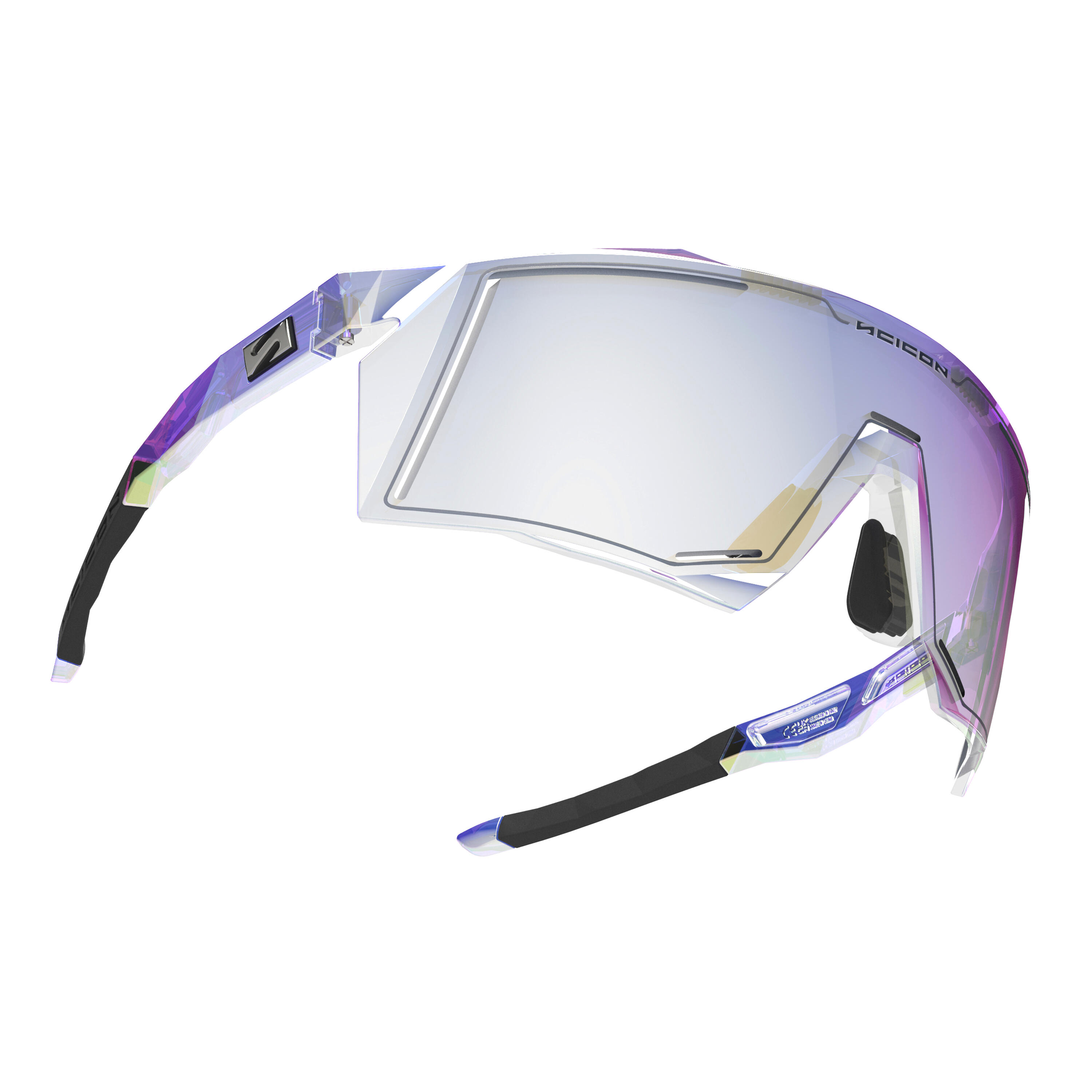 Aerostorm Sportzonnebril Transparant 4/5