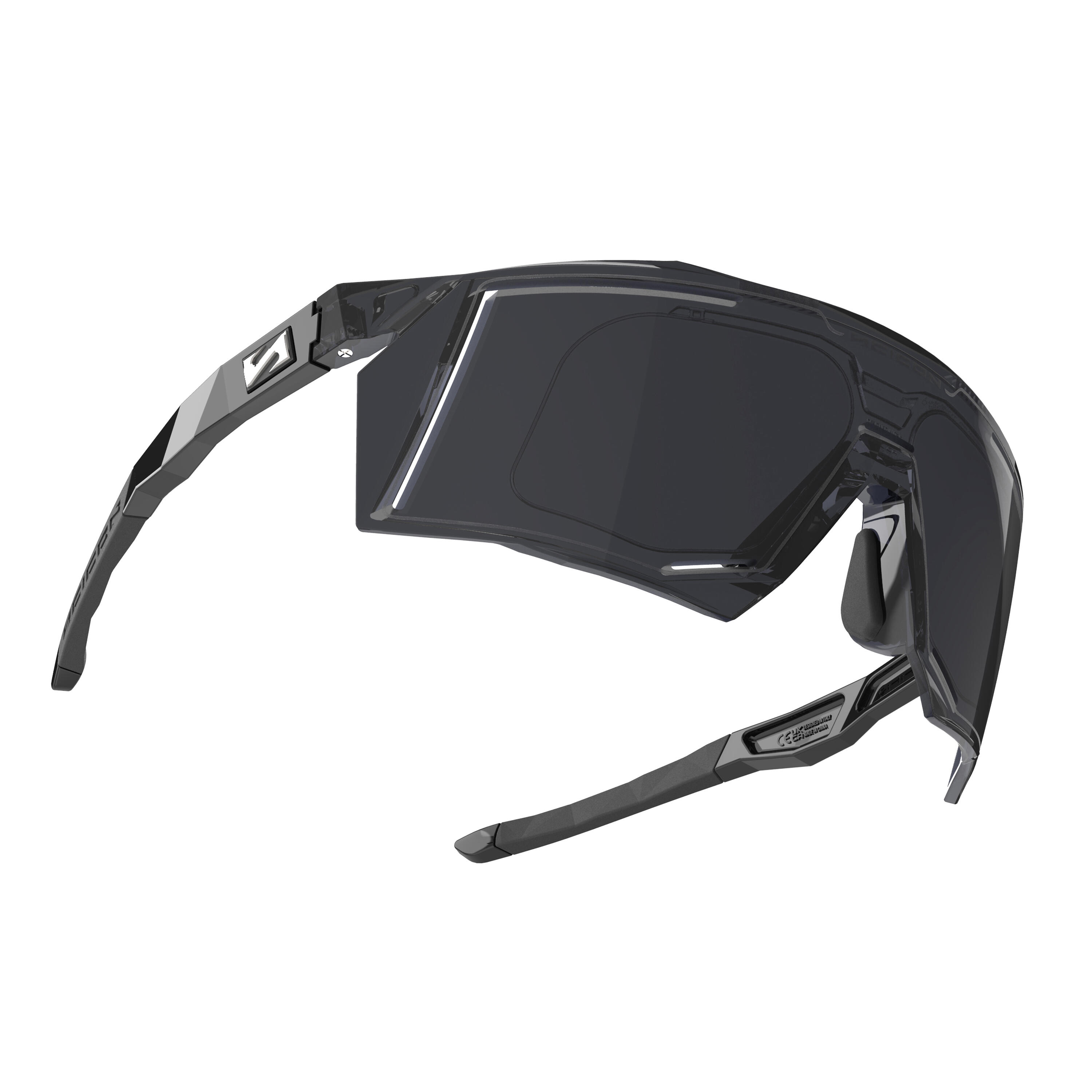 Lunettes de Sport Aerostorm Fumé Noir avec insert optique 5/6