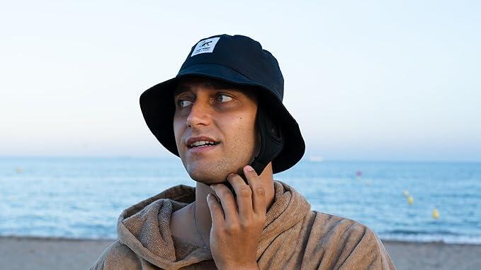 Gorro Surf - protección Upf50+ - Talla única (Negro) 5/5