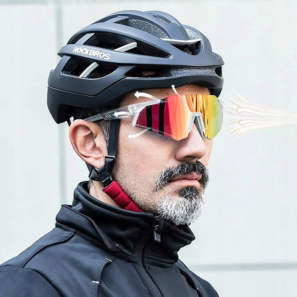 Fotochromatické cyklistické brýle Rockbros s UV400 filtrem 4/7