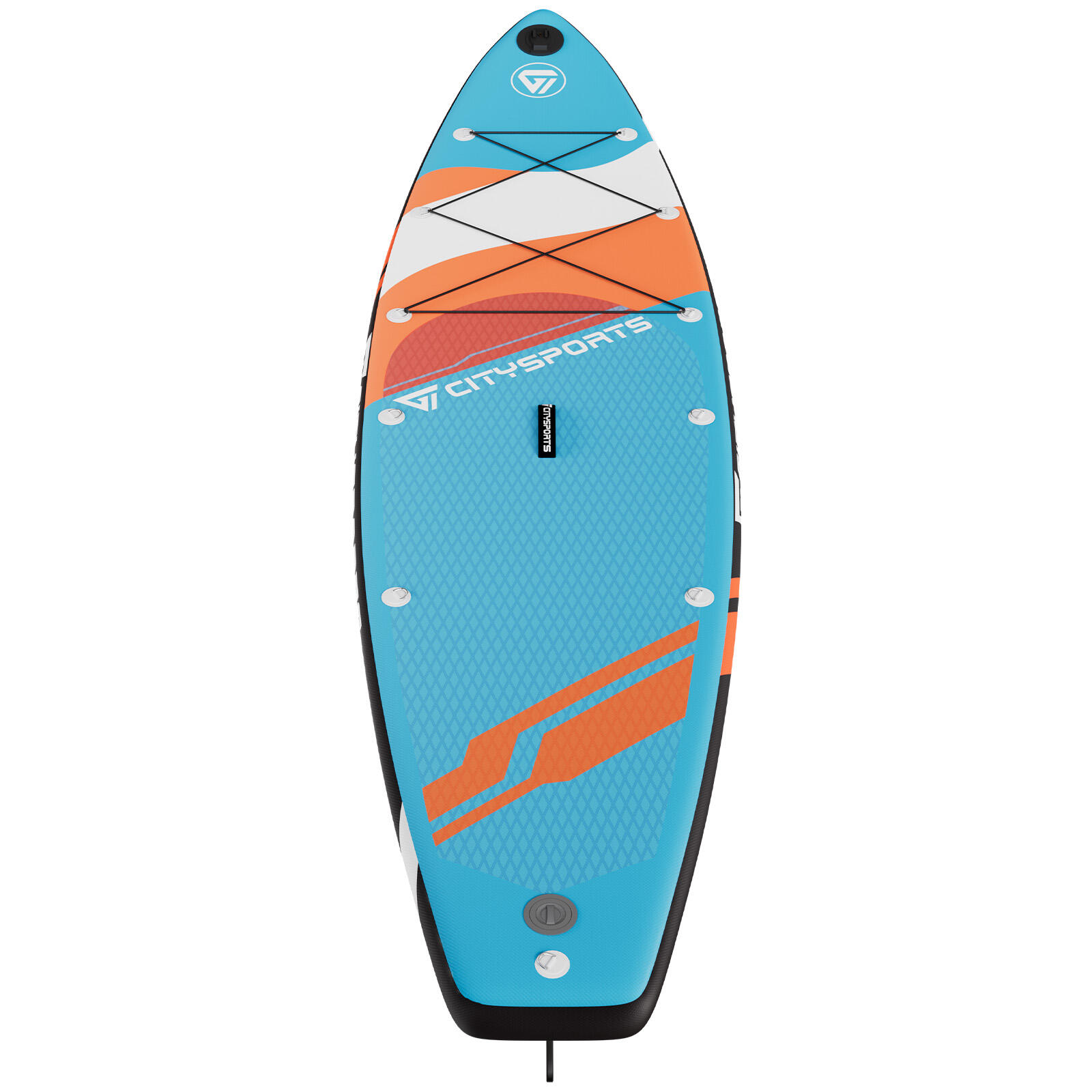 Deska SUP 10'5" – nadmuchiwana, pomarańczowa, zestaw kompletny 4/5