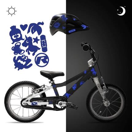 reflektierende Aufkleber Sticker Fahrrad Helm Reflektor Folie für Sicherheit