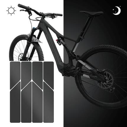 reflektierende Aufkleber Sticker Fahrrad Helm Reflektor Folie MTB für Sicherheit