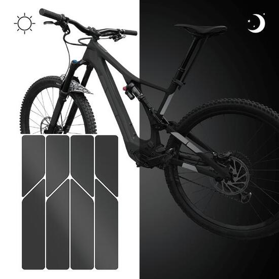 reflektierende Aufkleber Sticker Fahrrad Helm Reflektor Folie MTB für Sicherheit