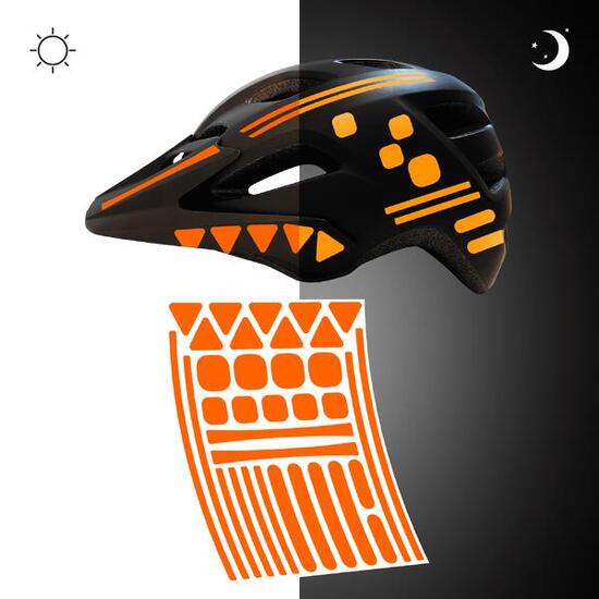 reflektierende Aufkleber Sticker Fahrrad Helm Reflektor Folie MTB für Sicherheit
