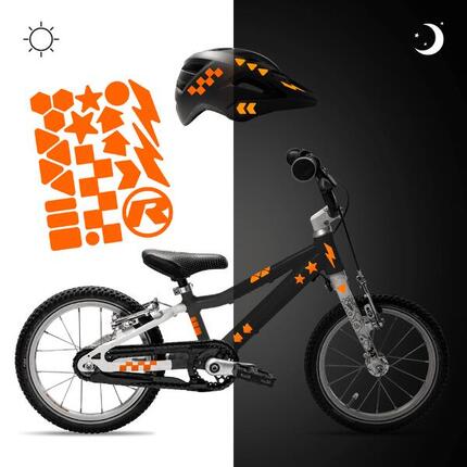 reflektierende Aufkleber Sticker Fahrrad Helm Reflektor Folie für Sicherheit