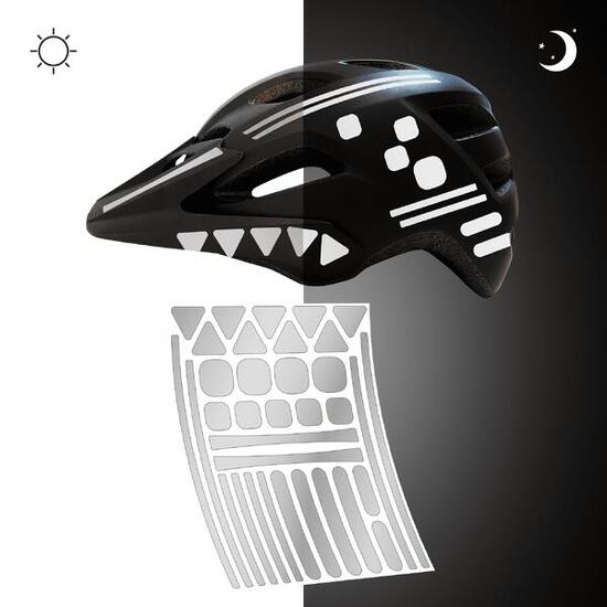 reflektierende Aufkleber Sticker Fahrrad Helm Reflektor Folie MTB für Sicherheit