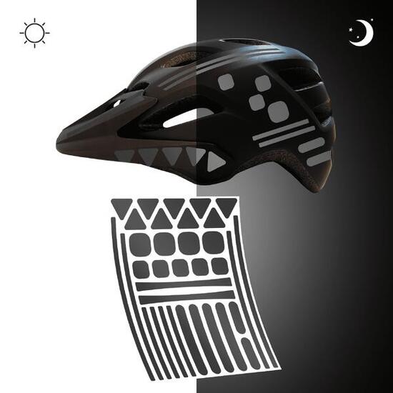 reflektierende Aufkleber Sticker Fahrrad Helm Reflektor Folie MTB für Sicherheit