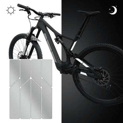 reflektierende Aufkleber Sticker Fahrrad Helm Reflektor Folie MTB für Sicherheit