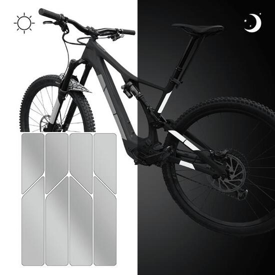 reflektierende Aufkleber Sticker Fahrrad Helm Reflektor Folie MTB für Sicherheit