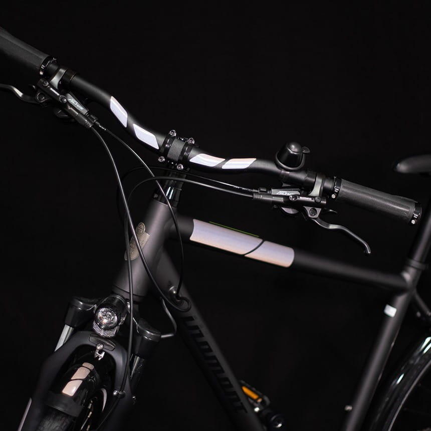 reflektierende Aufkleber Sticker Fahrrad Helm Reflektor Folie MTB für Sicherheit 6/6