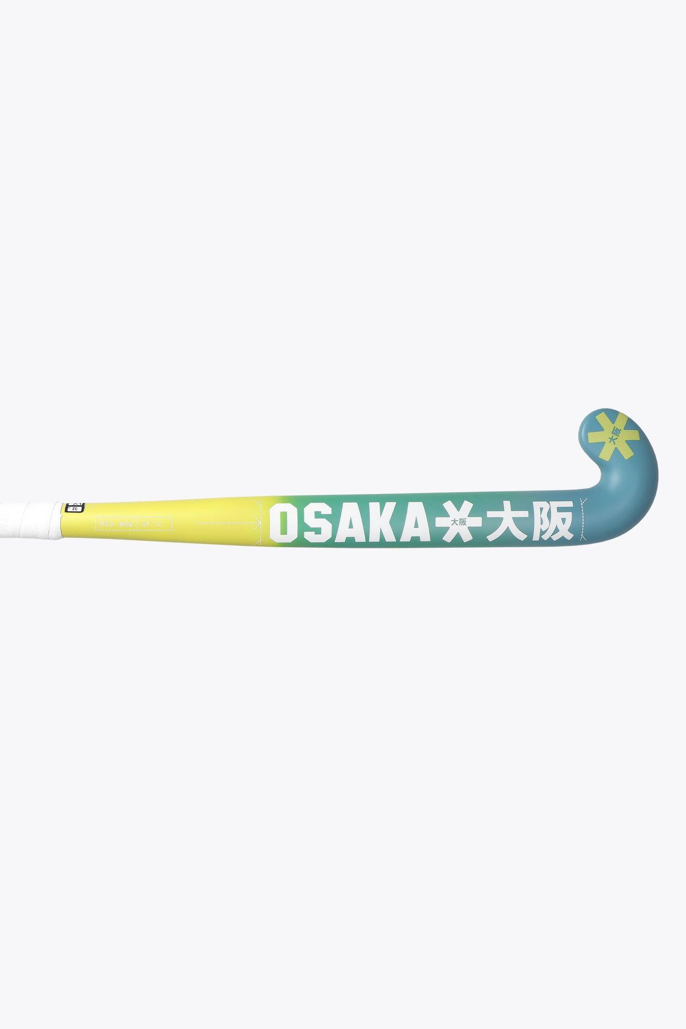 Osaka Hockeystick Mid Bow GF | Blauw-Lime Gradient 5/6