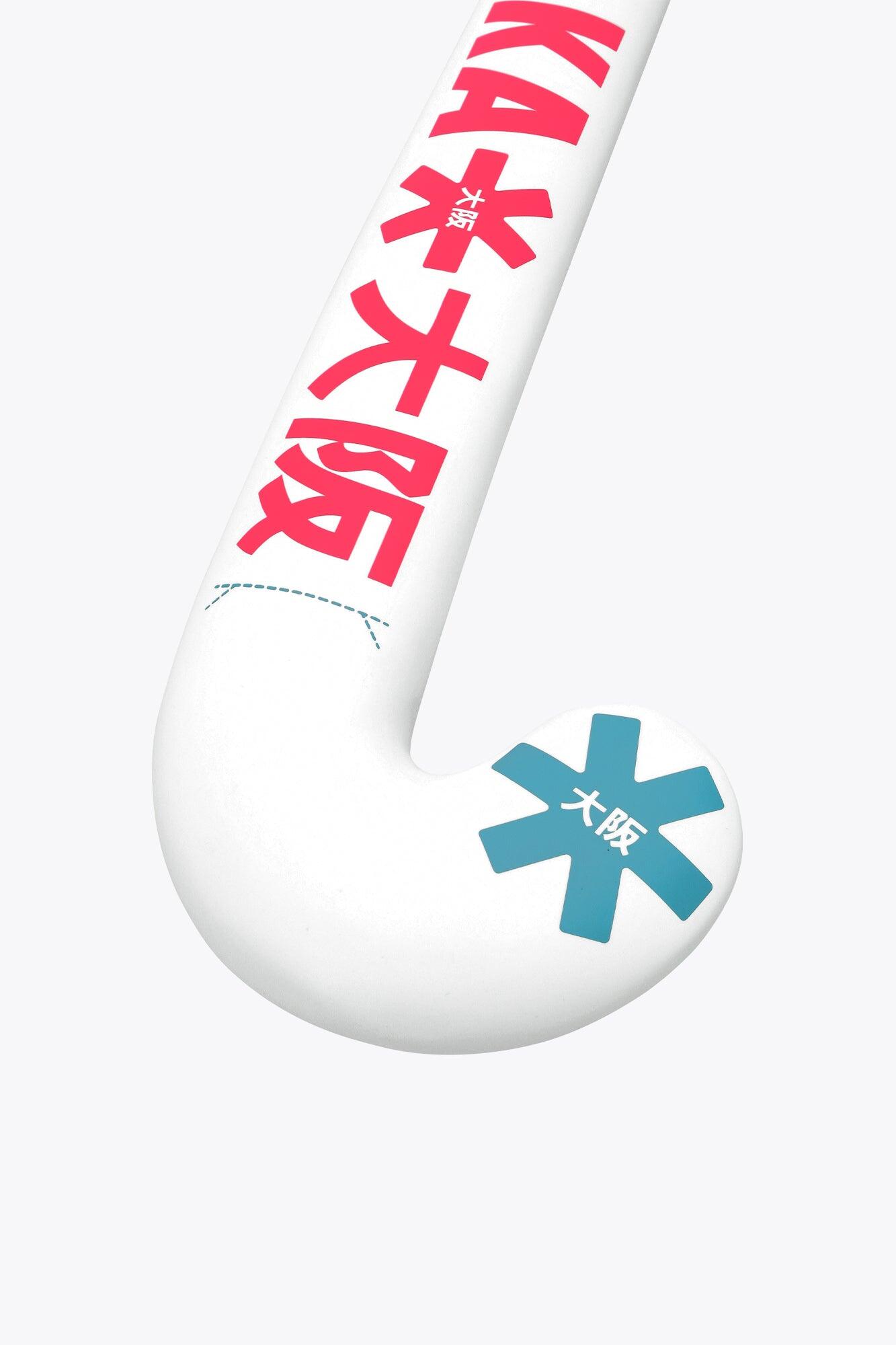 Crosse de hockey sur gazon Osaka Mid Bow WG | Framboise 3/6