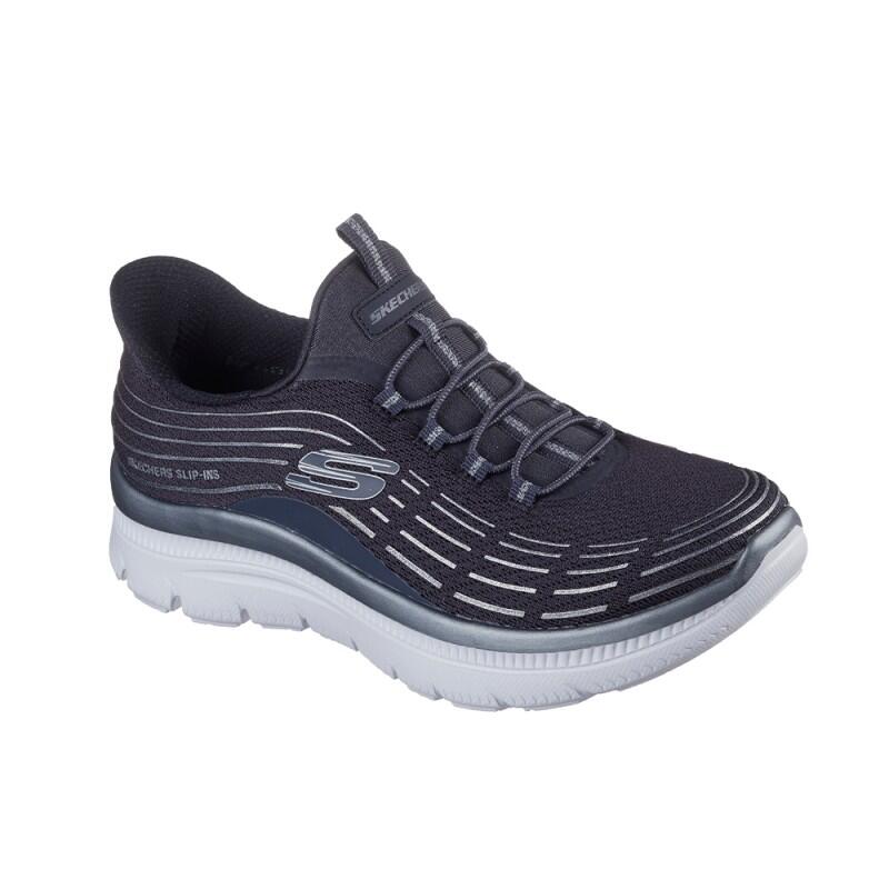 Zapatillas Mujer Skechers Summits Plus - Soft Luster Gris 2/4