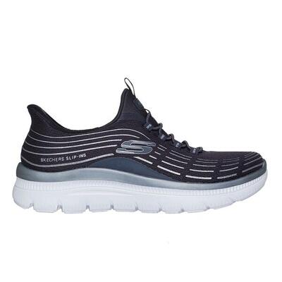 Zapatillas dames skechers summits plus - soft luster grijs