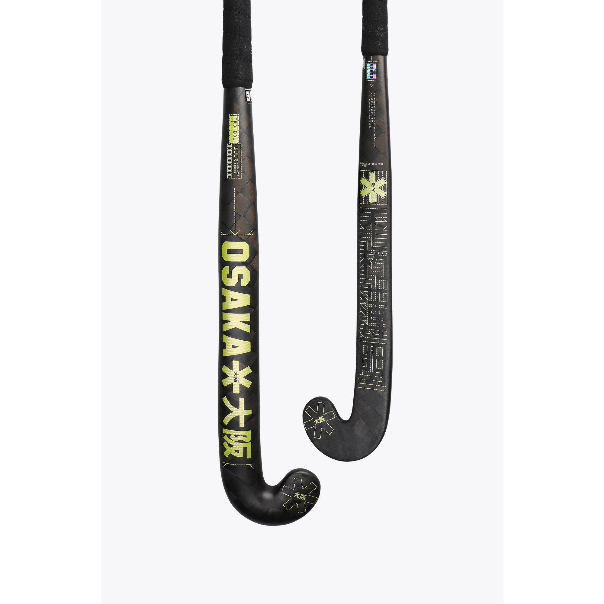 Osaka - Crosse De Hockey Sur Gazon Osaka Pro Bow Ltd - Pro Tour | Lime Ombrée - Crosse De Hockey - Jaune - 38,5" - Decathlon