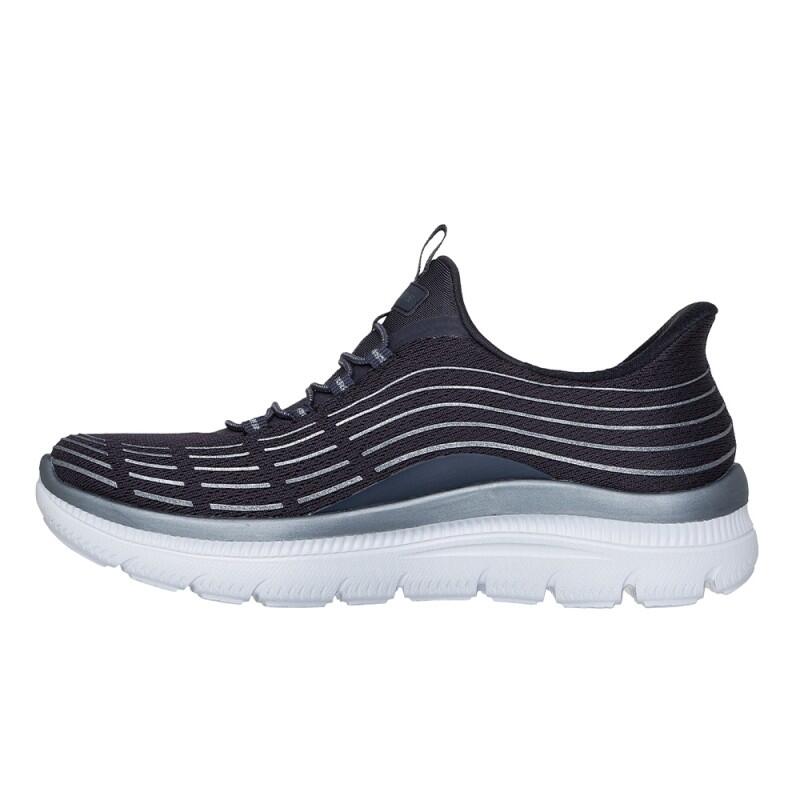 Zapatillas Mujer Skechers Summits Plus - Soft Luster Gris 3/4