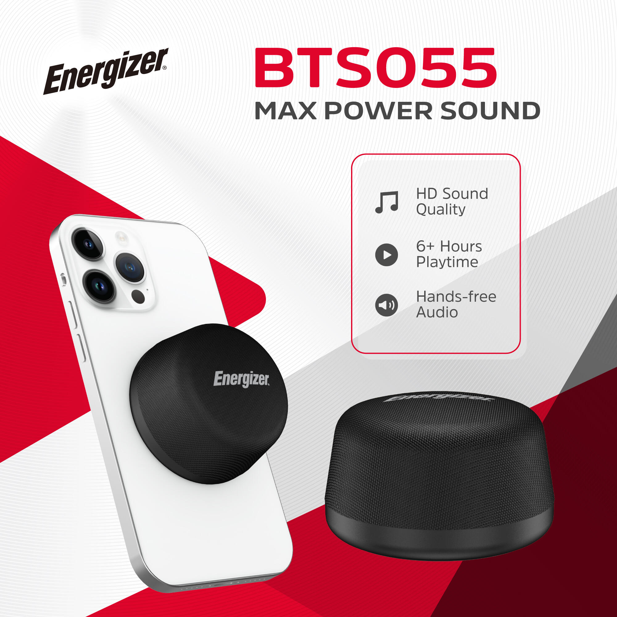 Altoparlante Bluetooth Portatile Energizer EBTS05505WX_BK_ML 5/6