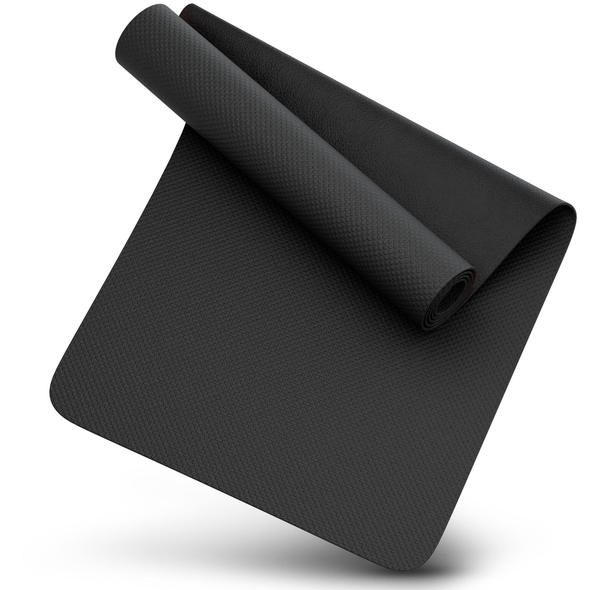 Neolymp - Tapis Neolymp 120x60 – Tapis De Course 8 mm Pour Elliptique & Entraînement - Dalle - Noir - 120 Cm - Decathlon