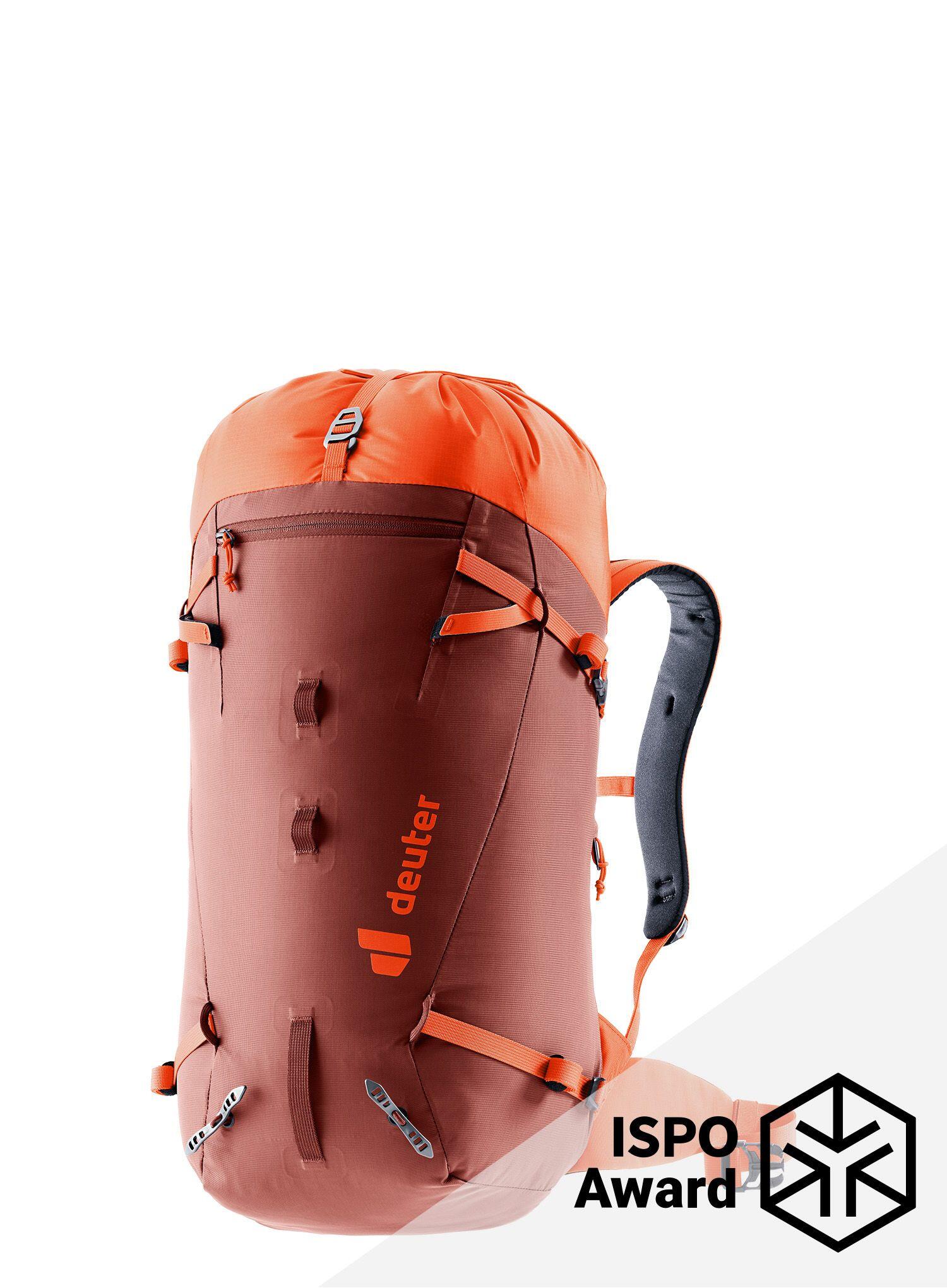 DEUTER Hochtourenrucksack Guide 30 redwood-papaya