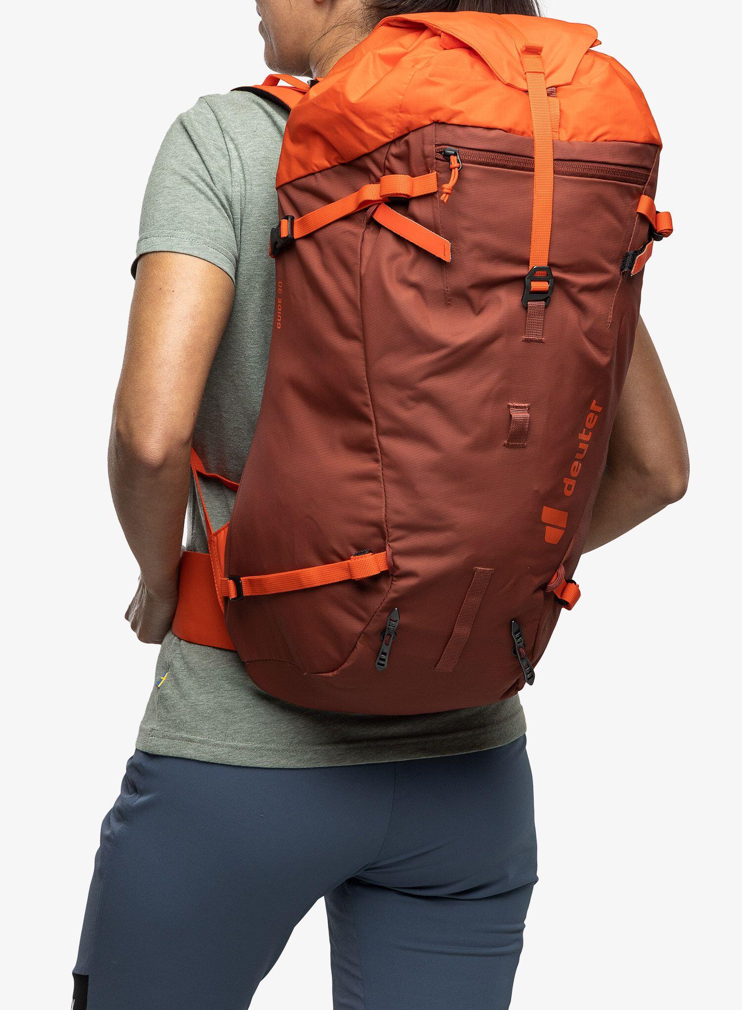 Deuter Guide 30 Alpin-Rucksack 30L rotes/ oranges 420D Polyamid Rahmen Delrin 6/7