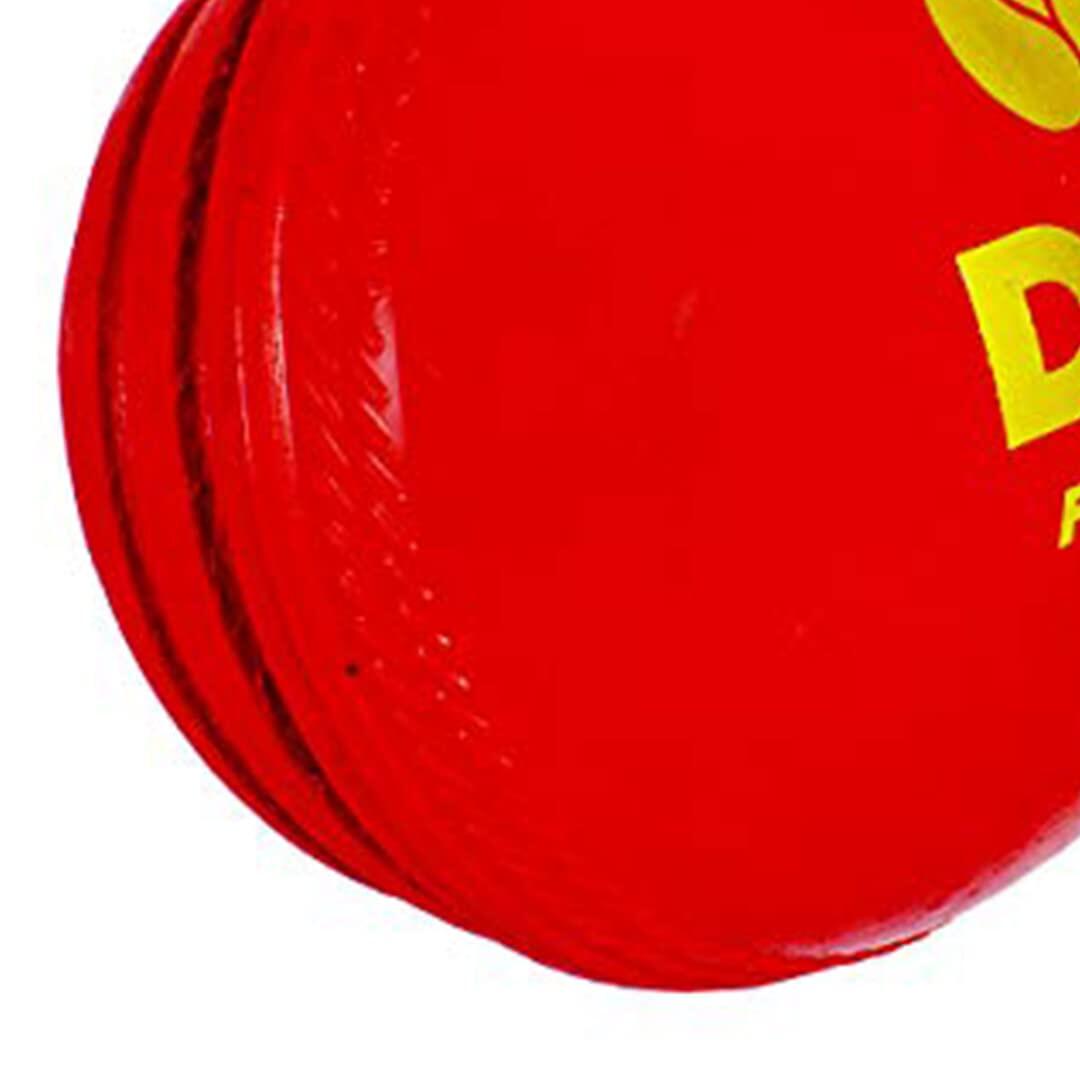 DSC Synthetische Wobble Leder Cricket Ball (rot)| Wasserdichtes Leder Ball 7/7