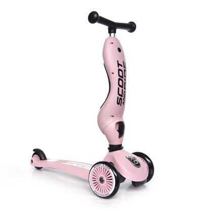 Trottinette 2-en-1 avec siège & 3 roues - Highwaykick 1 Rose 3/5