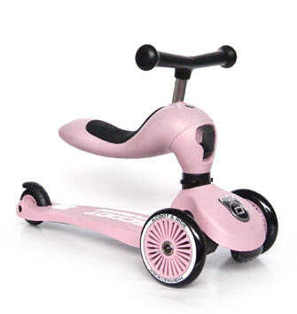 Trottinette 2-en-1 avec siège & 3 roues - Highwaykick 1 Rose 2/5