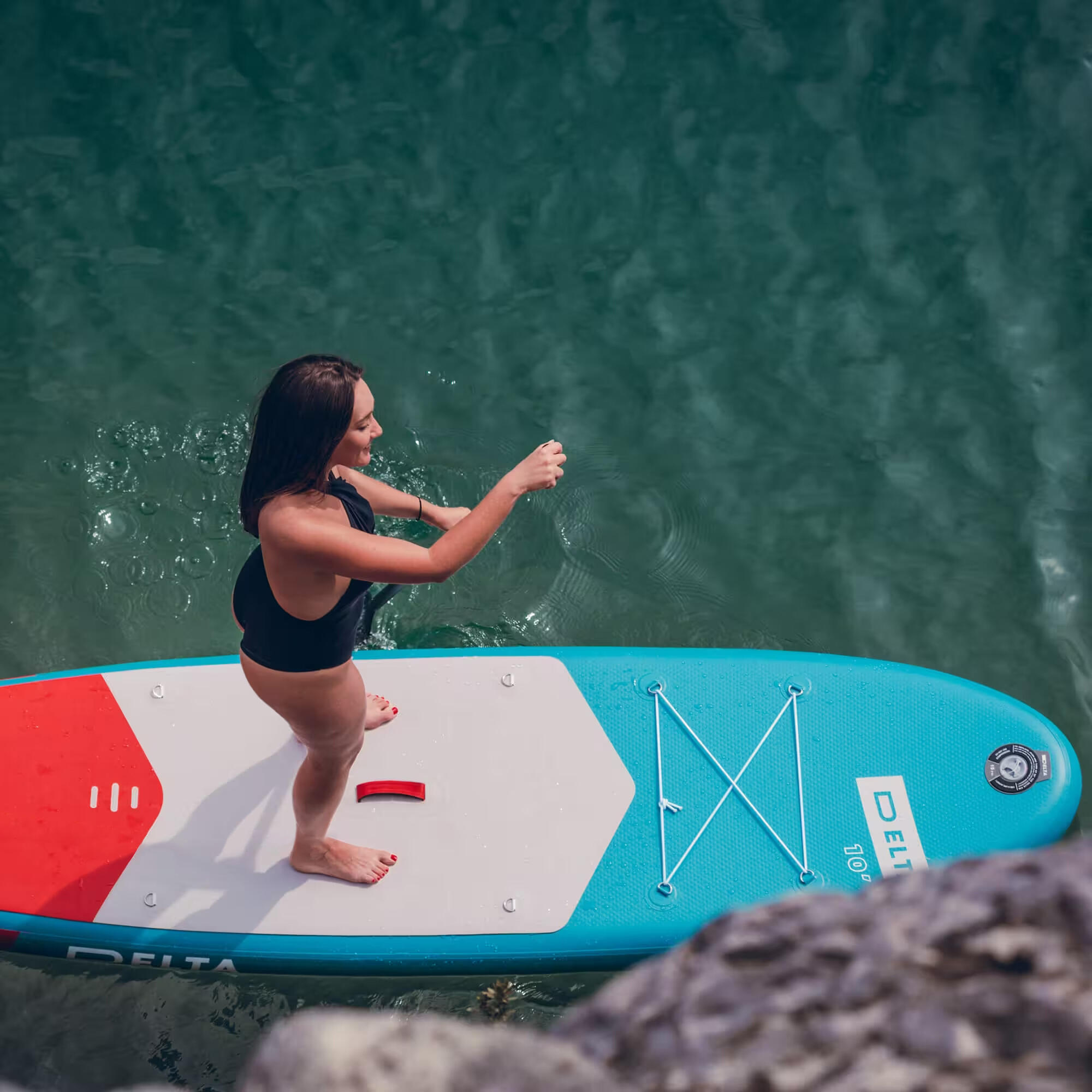 Stand Up Paddle aufblasbar Delta Summer (10'x32"x6") 2/8