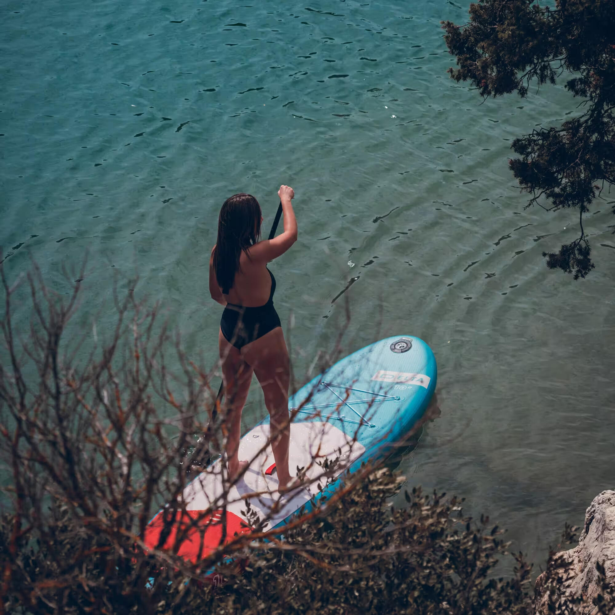 Stand Up Paddle aufblasbar Delta Summer (10'x32"x6") 4/8